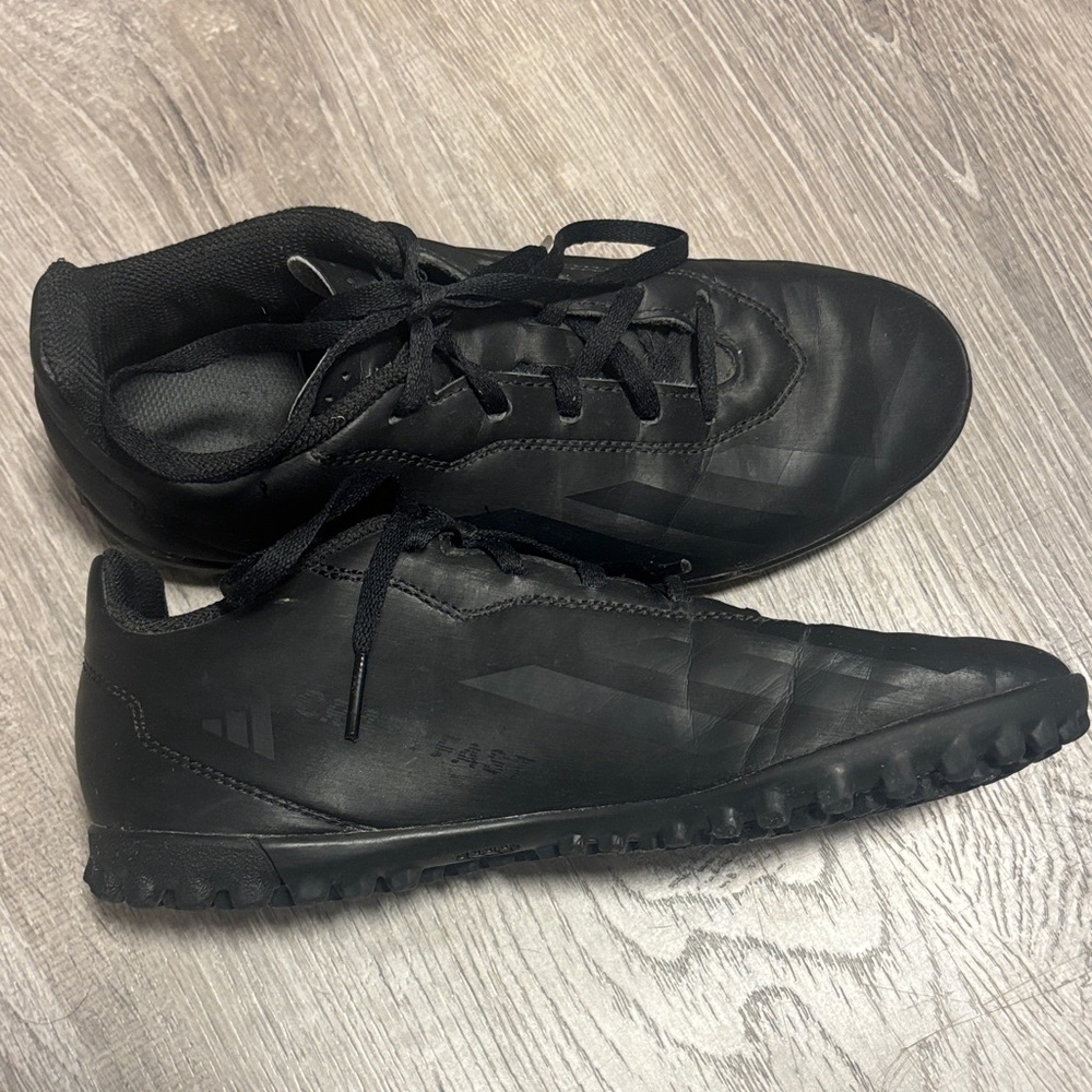 adidas Kids Black Turf Shoes